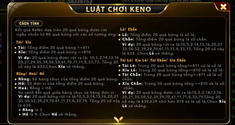 Chinh Phục Siêu Phẩm Keno Tại HitClub Với Tỷ Lệ Thắng Cược Cực Cao