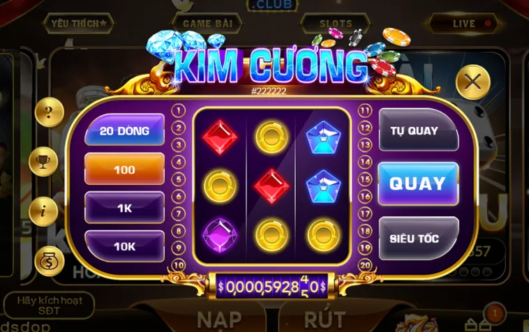 Chinh Phục Những Vòng Quay Minigame Kim Cương Tại HitClub Đẳng Cấp