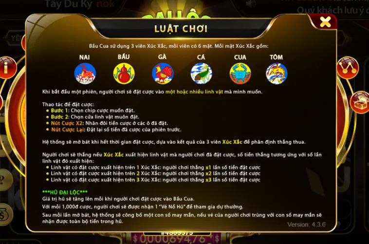 Khám Phá Siêu Phẩm Minigame Bầu Cua Mini Tại HitClub Đổi Thưởng Cực Khủng