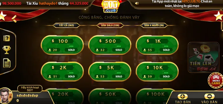 Tiến Lên Đếm Lá Tại HitClub Mang Đến Trải Nghiệm Giải Trí Đỉnh Cao Với Phần Thưởng Lớn