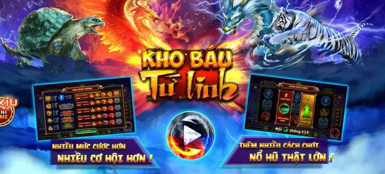 Nổ Hũ Kho Báu Tứ Linh Tại HitClub Mang Đến Cuộc Phiêu Lưu Săn Thưởng Đỉnh Cao