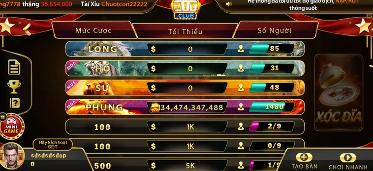 Casino Xóc Đĩa Tại HitClub Trải Nghiệm Đỉnh Cao Sòng Bạc Thượng Lưu Đẳng Cấp