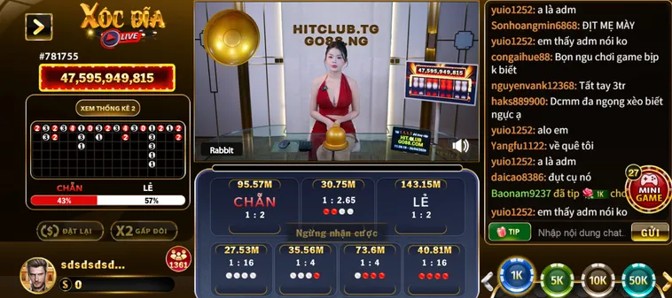 Trải Nghiệm Đỉnh Cao Với Xóc Đĩa Livestream Tại HitClub Đẳng Cấp Cho Cược Thủ
